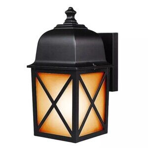 Feit Electric Flame Effect Black Finish 300 Lumens 2 Settings Soft White & Flame